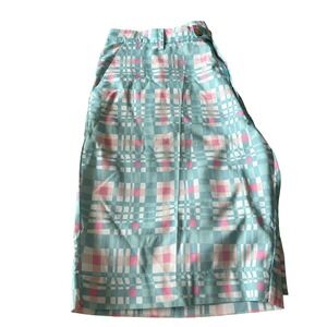 Flow Society Mens Plaid Golf Moisture Wicking Performance Shorts Size 40x10